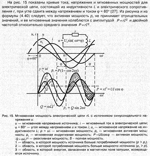 Связь мощности с потребляемой электроэнергией